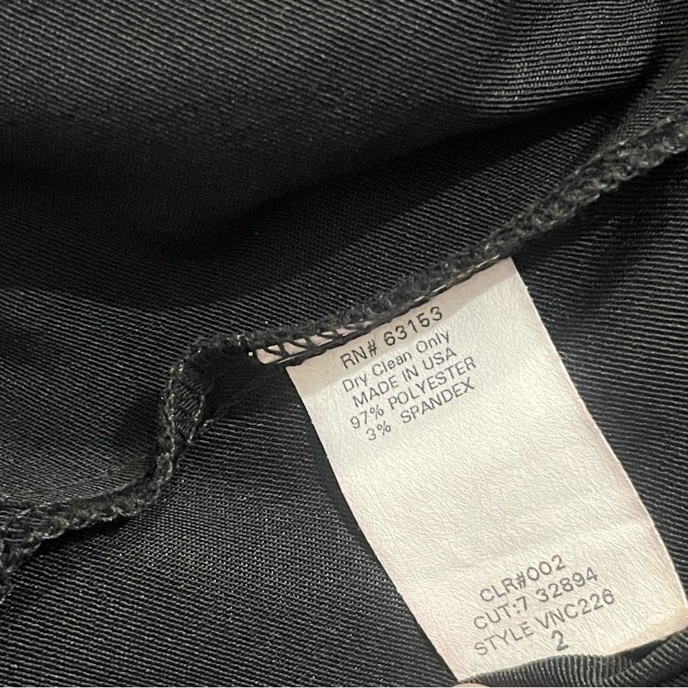 Vintage Y2K CDC perfect black midi dress with beaded embroidery size 2 - Picture 6 of 6